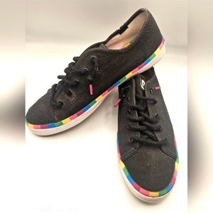 Kids Keds Rainbow Sneakers size 4 Youth
